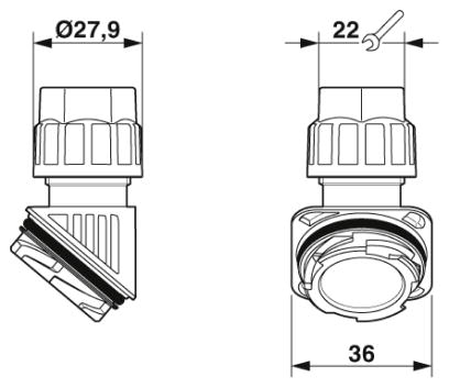 Кабельный ввод-HC-D-G-M20-PLRBK