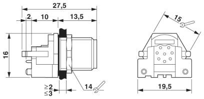 Проходная деталь-SACC-DSIV-M12MS-8CON-L180