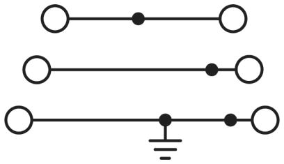 Клемма защитного провода-UT 2,5-PE/L/N