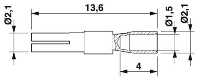 Обжимной контакт-RC-15S2000