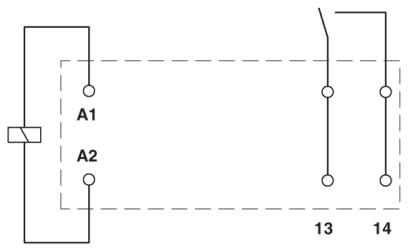 Одиночное реле-REL-MR-24DC/1IC
