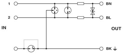 Устройство защиты от перенапряжений-S-PT-EX(I)-24DC-3/4