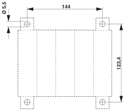 Клемма для высокого тока-UKH 240-3L/N/FE-F