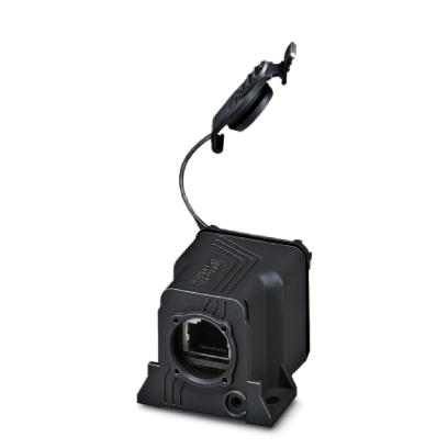 Кабельный разъем RJ45-VS-08-KU-IP67-BK