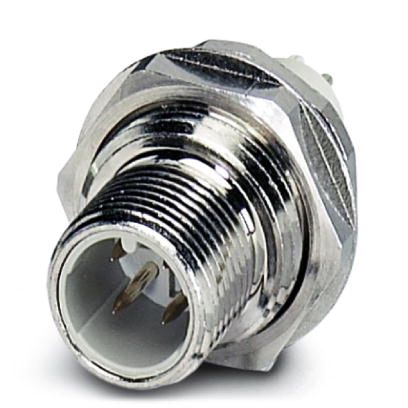 Встраиваемые разъемы-SACC-DSIV-M12MS-4CON-L180-SI