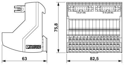Пассивный модуль-VIP-3/PT/2FLK14/AN/2P/S7-1500A