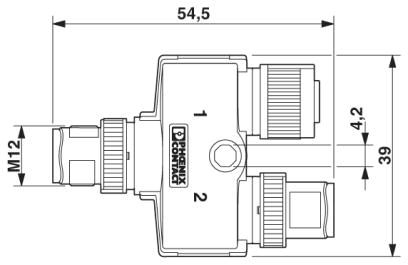 Y-разветвитель-SAC-8PY-MY/M-FD SH