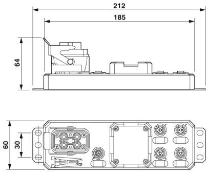 Разветвитель питания-SACB-4/T-L-8FUSE DIAG CT AXL