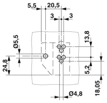 Клеммные блоки для печатного монтажа-MKDSP 95/ 1-20,0-FL