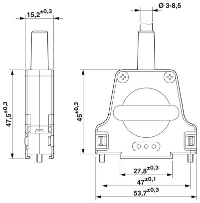 Сальниковый корпус D-SUB-CUC-DST-GZNI-S/DSSC25
