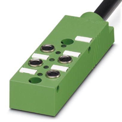 Коробка датчика и исполнительного элемента-SACB-4/3-L-10,0PUR-M8