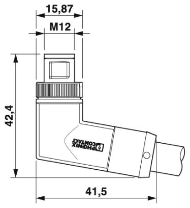 Силовой кабель-SAC-5P-M12MRL/10,0-290 FE