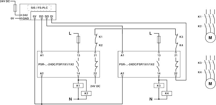 Реле сопряжения-PSR-SCP-24DC/FSP/1X1/1X2