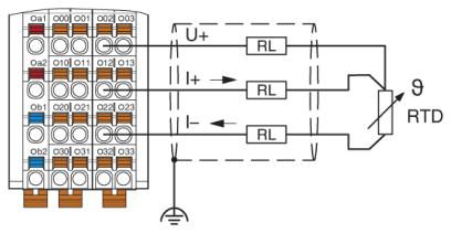 Модуль ввода-вывода-AXL F RTD4 1H