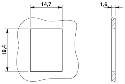 Гнездовая вставка для RJ45-VS-08-BU-RJ45-6-MOD/BU
