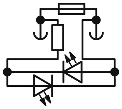 Штекерный держатель предохранителя-P-FU 5X20 LED 60-5