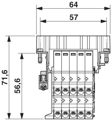 Адаптер клеммного модуля-HC-B 10-A-UT-PER-M