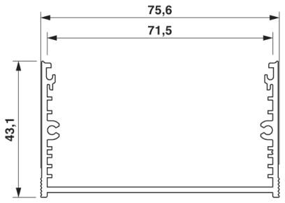 Компоненты корпуса-UM-ALU 4 AU75 L235