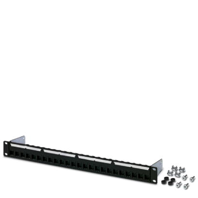 Распределительная панель-CUC-PP-FR19:1U-I-EMPTY:24 BK