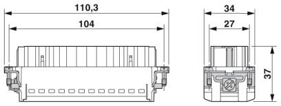 Модуль для контактов-HC-B24-I-TPT-F