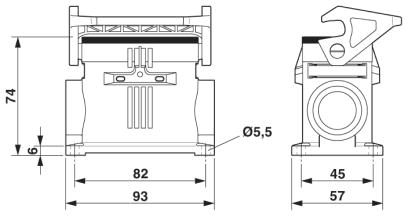 Корпус-HC-EVO-B10-SHWS-2SSM20-PLRBK