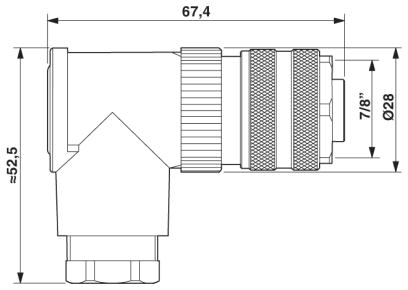 Разъем-SACC-MINFR-5CON-PG11/2,5