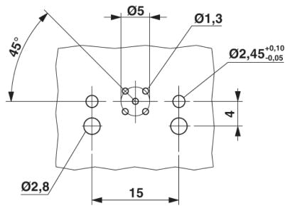 Встраиваемые разъемы-SACC-DSIV-M12FS-5CON-L 90