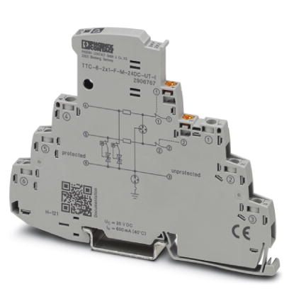 Устройство защиты от перенапряжений-TTC-6-2X1-F-M-24DC-UT-I