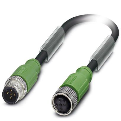Кабель для датчика / исполнительного элемента-SAC-5P-M12MS/ 3,0-PUR/M12FS SH
