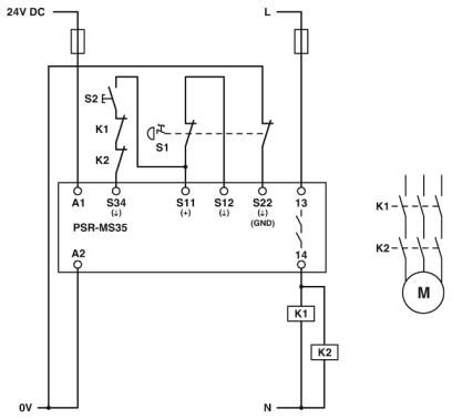 Реле безопасности-PSR-MS35-1NO-24DC-SC