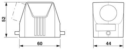Корпус-HC-STA-B06-HLFS-1STM25-EL-AL