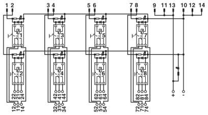Активный модуль-UM-8RM/KSR-G24/21/MS/PLC