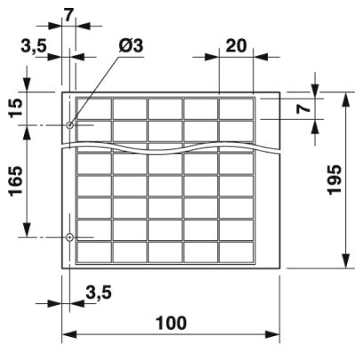 Гравировочный материал-GPE 20X 7 WH