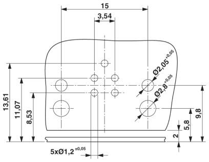 Встраиваемые разъемы-SACC-CI-M12MS-5CON-L90 SCO