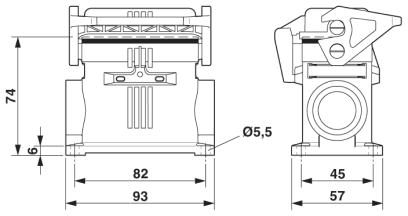 Корпус-HC-EVO-B10-SHWSC-2SSM25-PLRBK