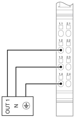 Клеммы Inline-IB IL DO 1 AC-PAC