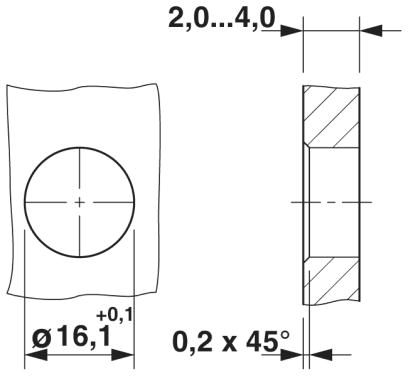 Проходная деталь-SACC-5P-DSI-M12MSB/FSB-M16