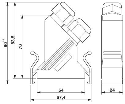 Сальниковый корпус D-SUB-VS-15-T-2PG11