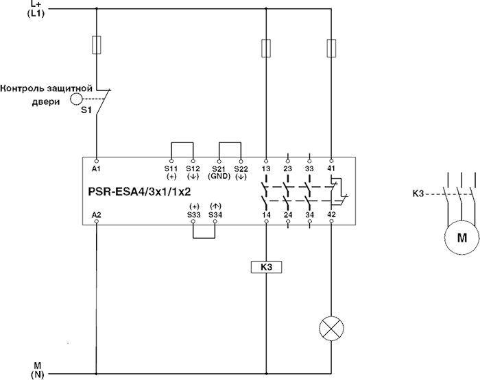 Реле безопасности-PSR-SCP-24UC/ESA4/3X1/1X2/B