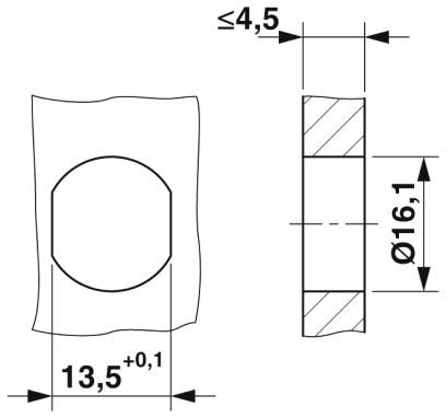 Проходная деталь-SACC-DSI-M12FSB-5CON-M16