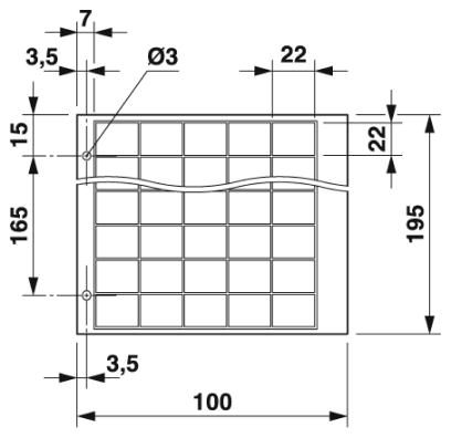 Гравировочный материал-GPE 22X22 SR/R