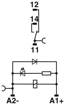 Релейный модуль-RIF-0-RSC-24DC/21AU