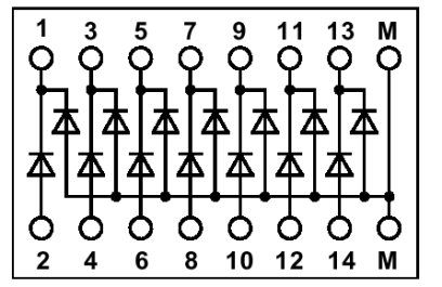 Диодный модуль-EMG 45-DIO14M/LP