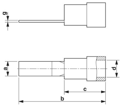 Кабельный наконечник-C-BCSI 1,5/9X2,8