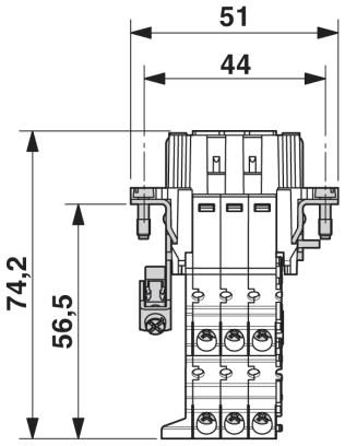 Адаптер клеммного модуля-HC-B 6-A-UT-PER-F