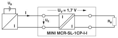 Пассивное устройство для развязки-MINI MCR-SL-1CP-I-I