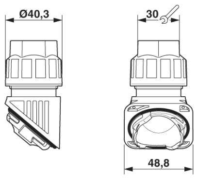 Кабельный ввод-HC-B-G-M32-PLRBK