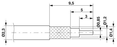 Коаксиальный контакт D-SUB-VS-BU-KX-50-RG178