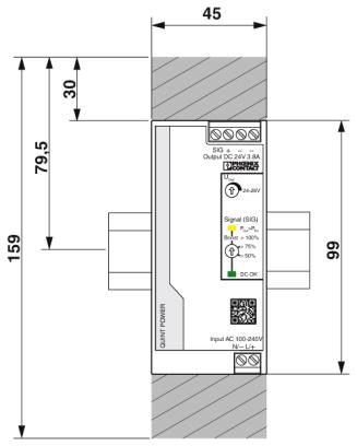 Источники питания-QUINT4-PS/1AC/24DC/3.8/SC