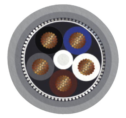 Кабель для датчика / исполнительного элемента-SAC-5P-MS SH SCO/.../...
